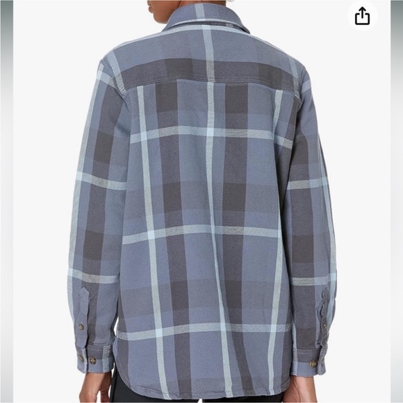 Carhartt Women’s Heavyweight Twill Plaid Shirt jacket size medium - Picture 2 of 13